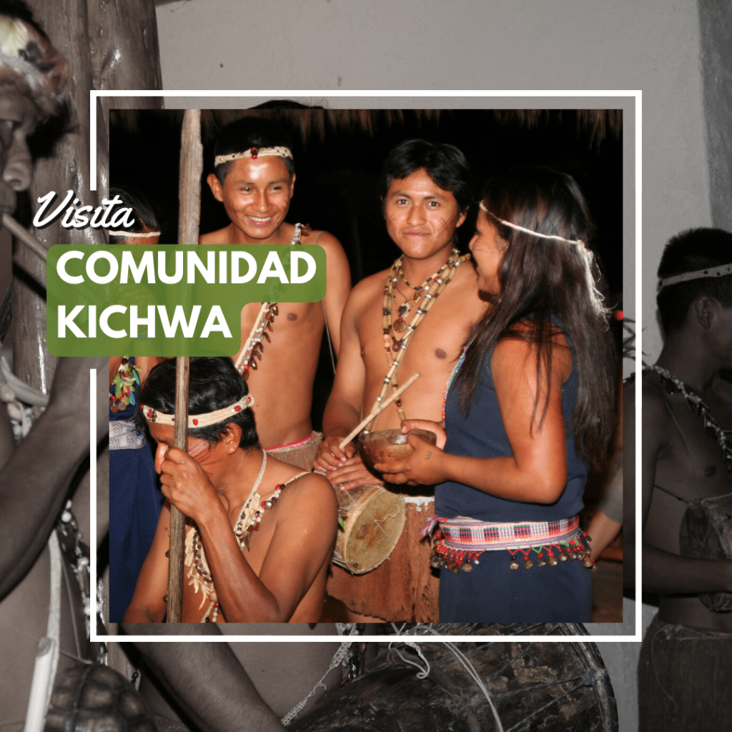 personas de la comunidad kichwa